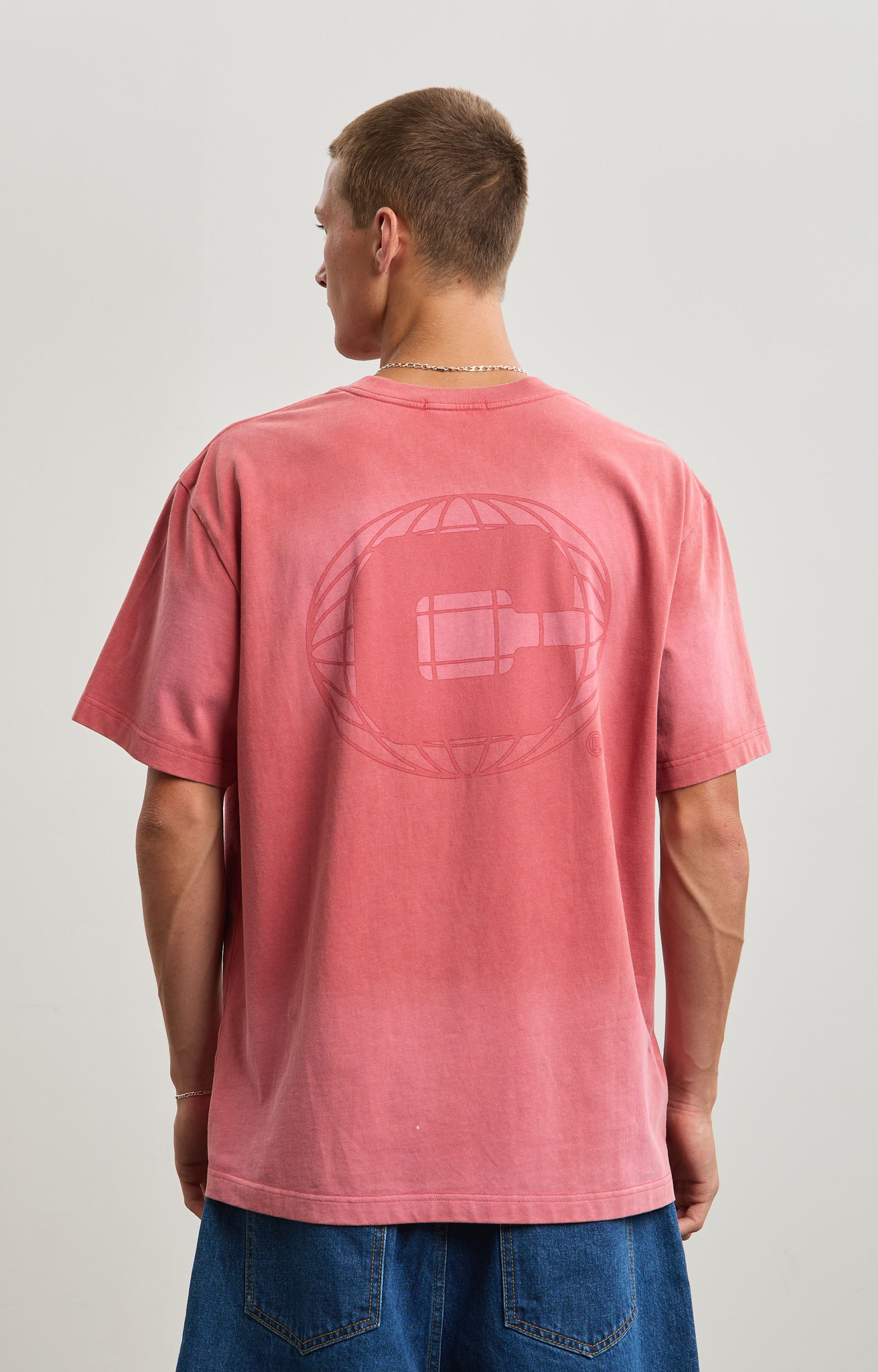 Concrete Sunfade International T-Shirt, Rosso