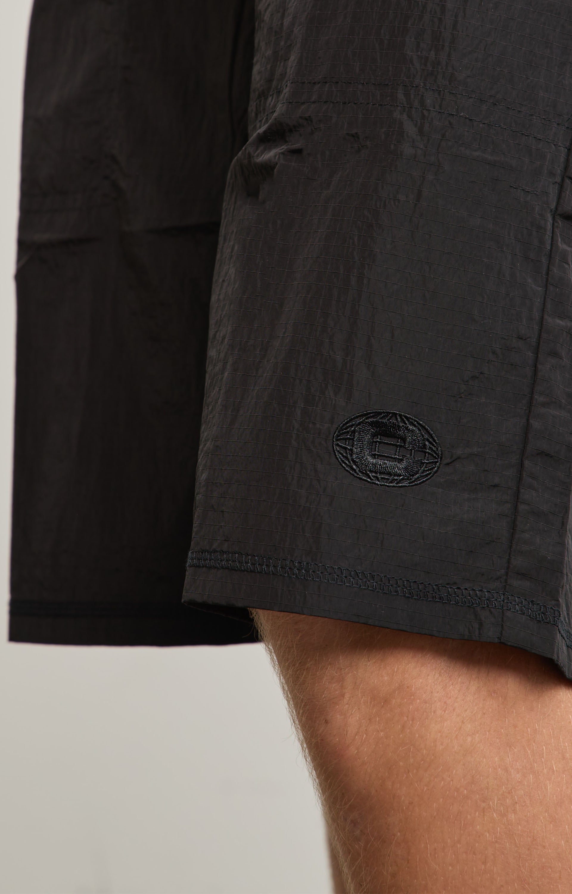 Concrete International Ripstop Nylon Short, Black