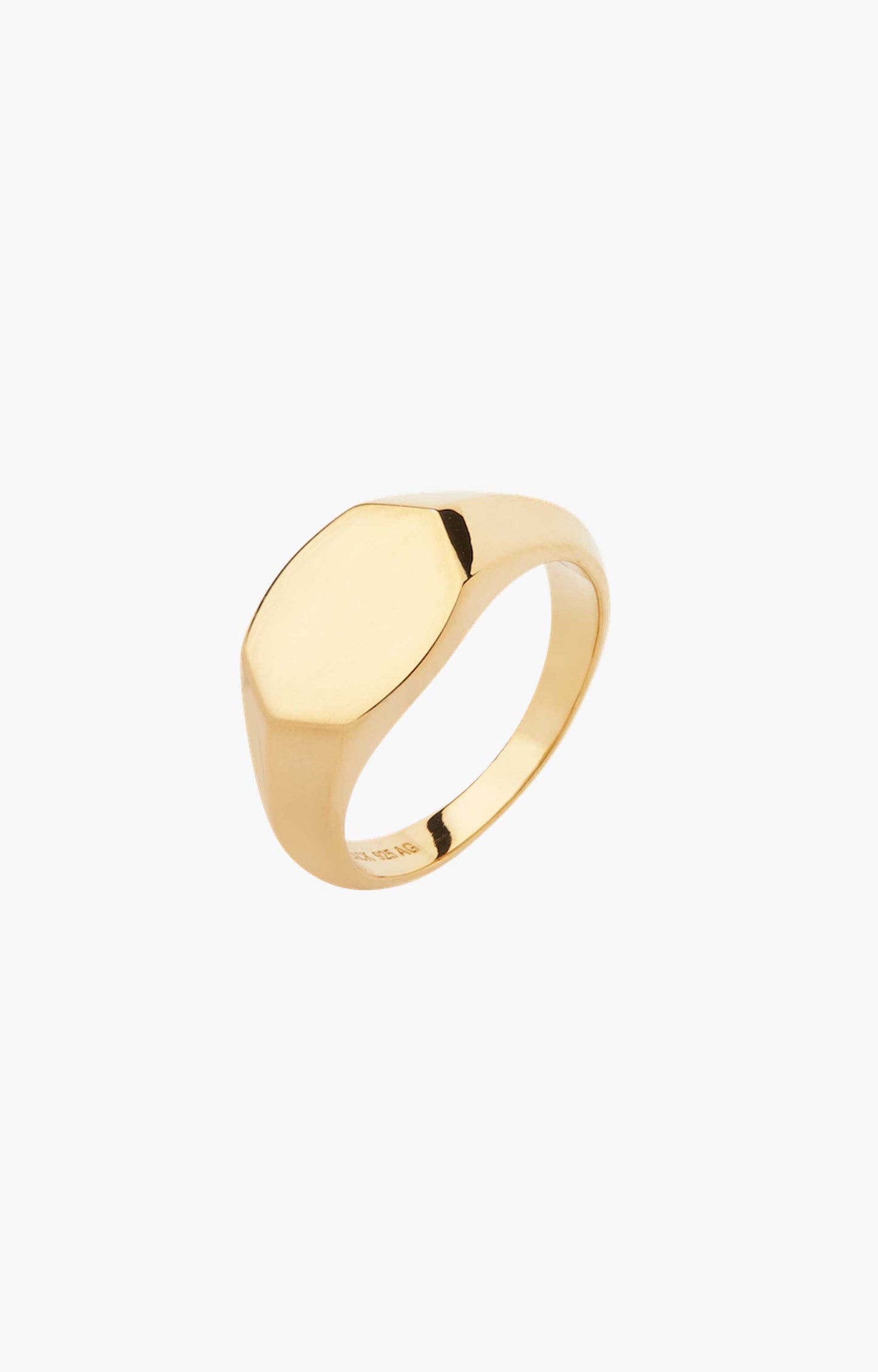 Gordon Signet Ring, Yellow Gold