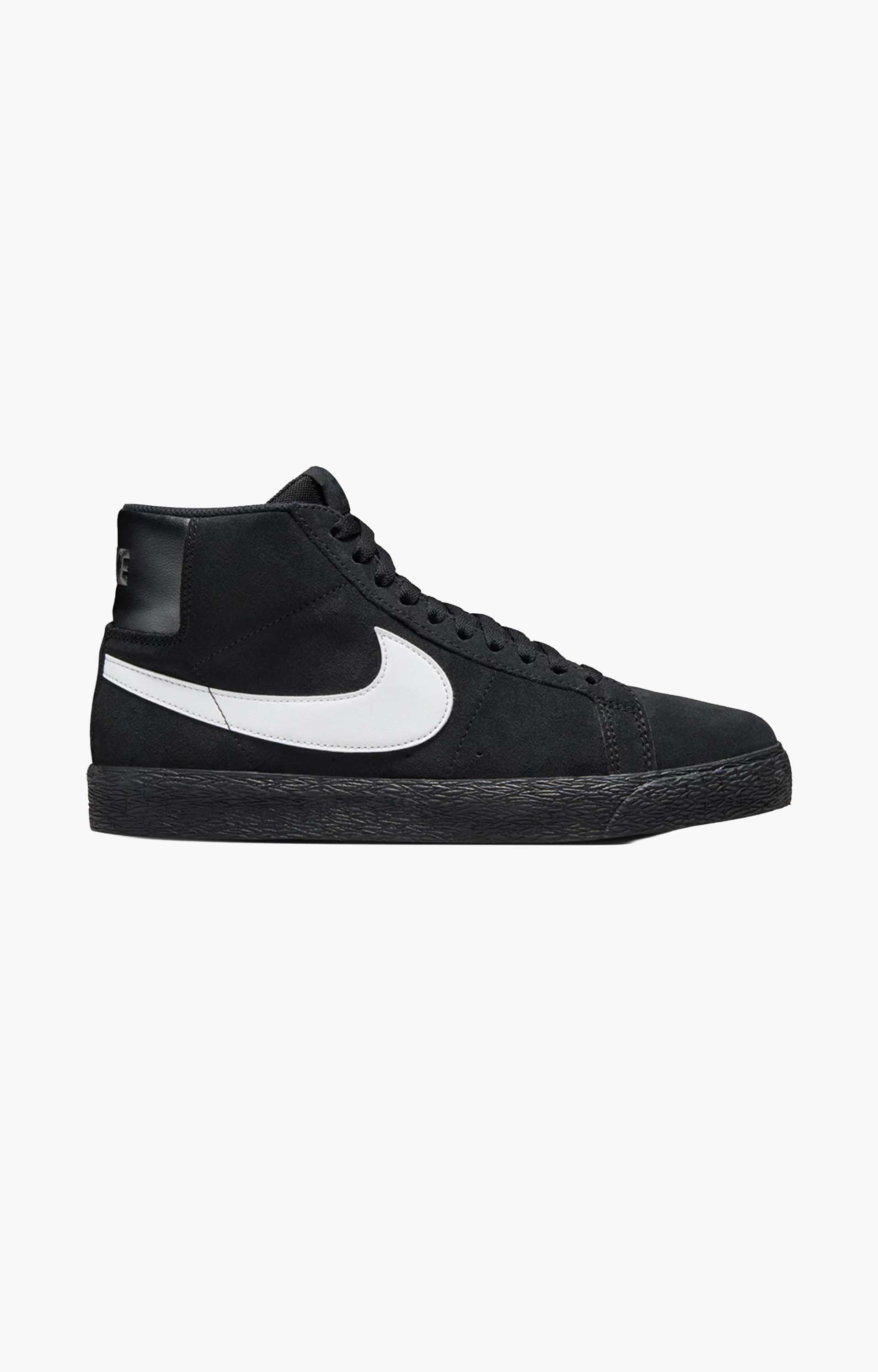 Nike SB Zoom Blazer Mid  Shoe, Black/White-Black-Black