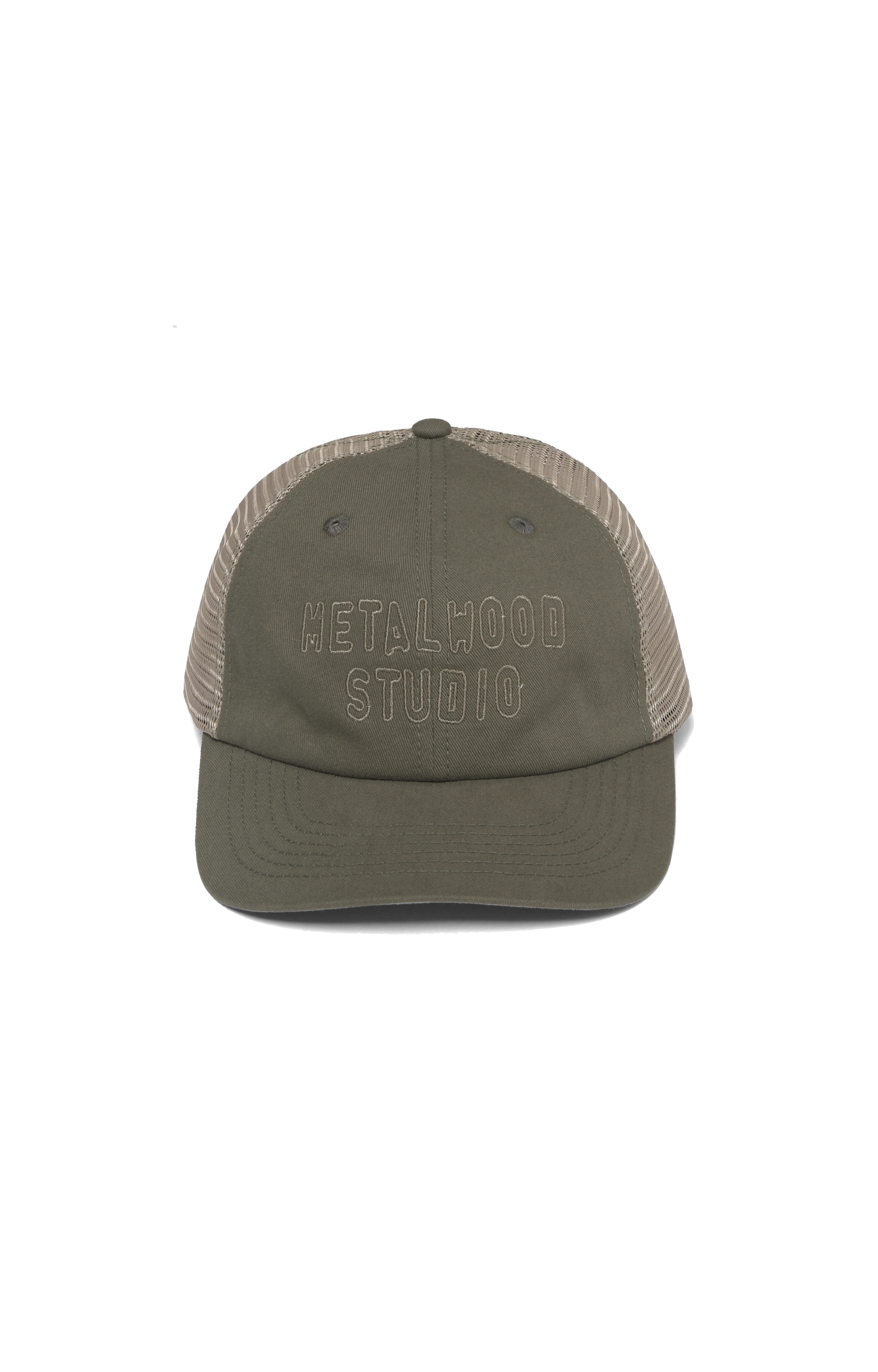 Metalwood Cutie 6 Panel Trucker Hat, Olive