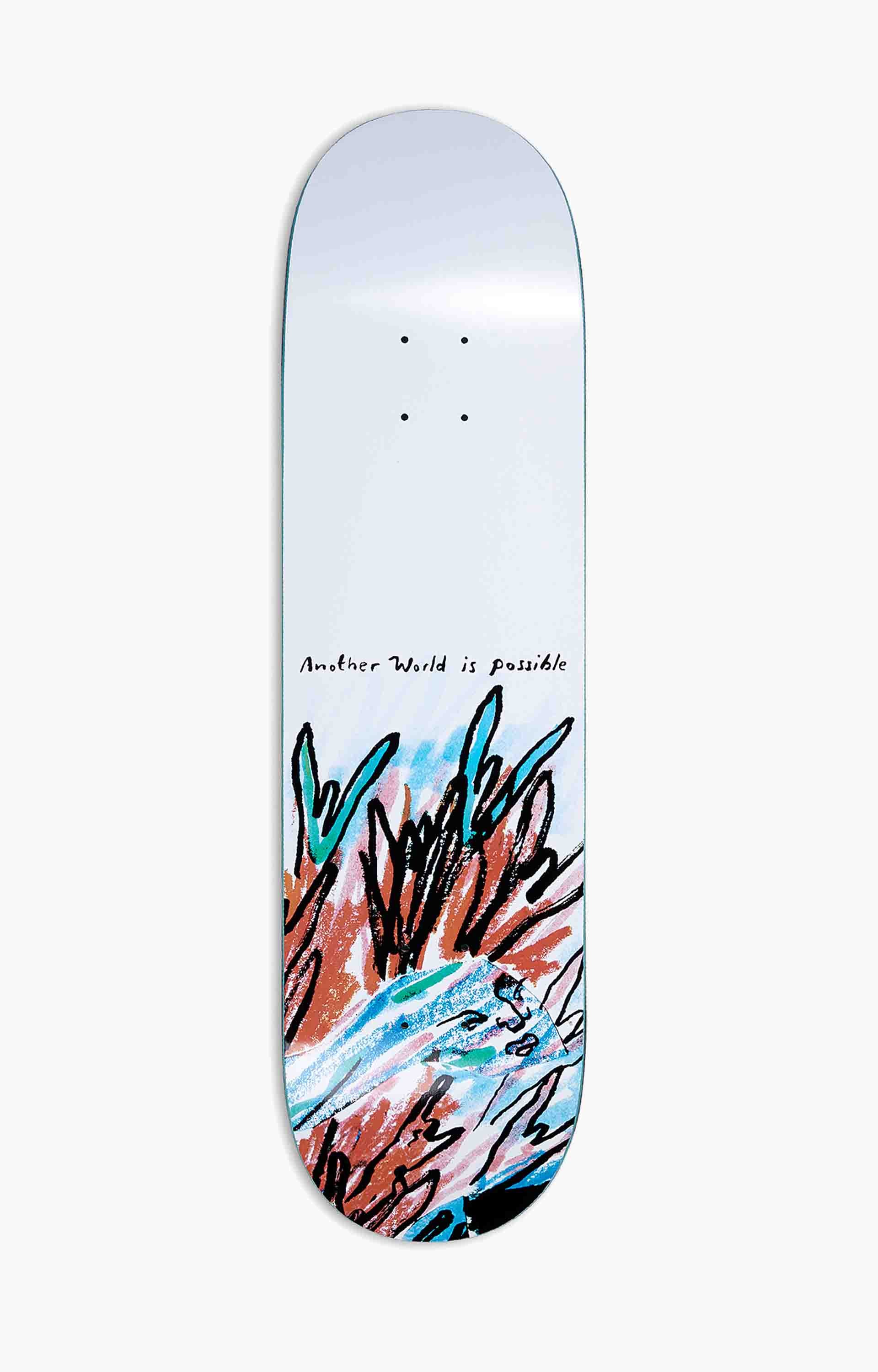 Polar Skate Co Team Model Another World Is Possible Skateboard Deck, 8.75"