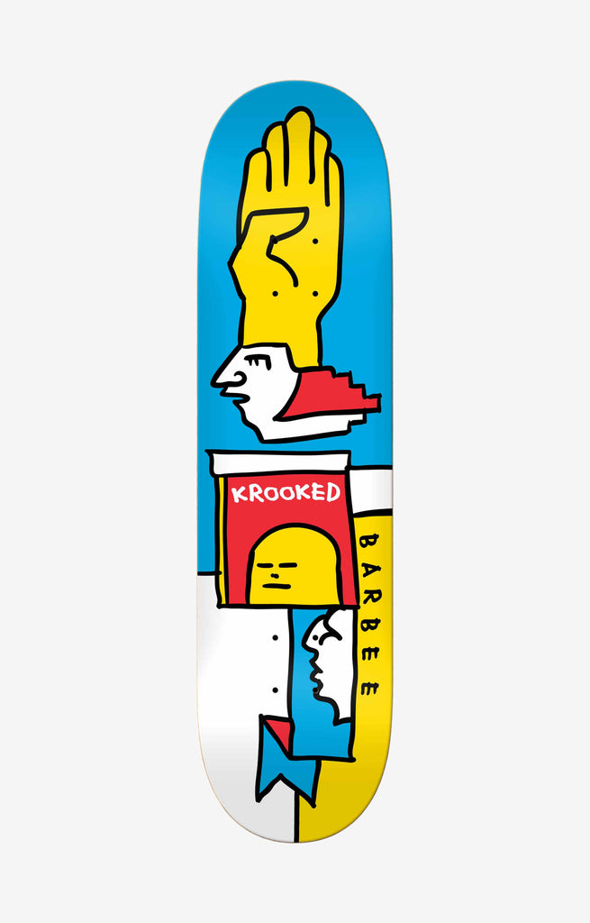 Krooked Ray Barbee Mondriaan Skateboard Deck, 8.5”