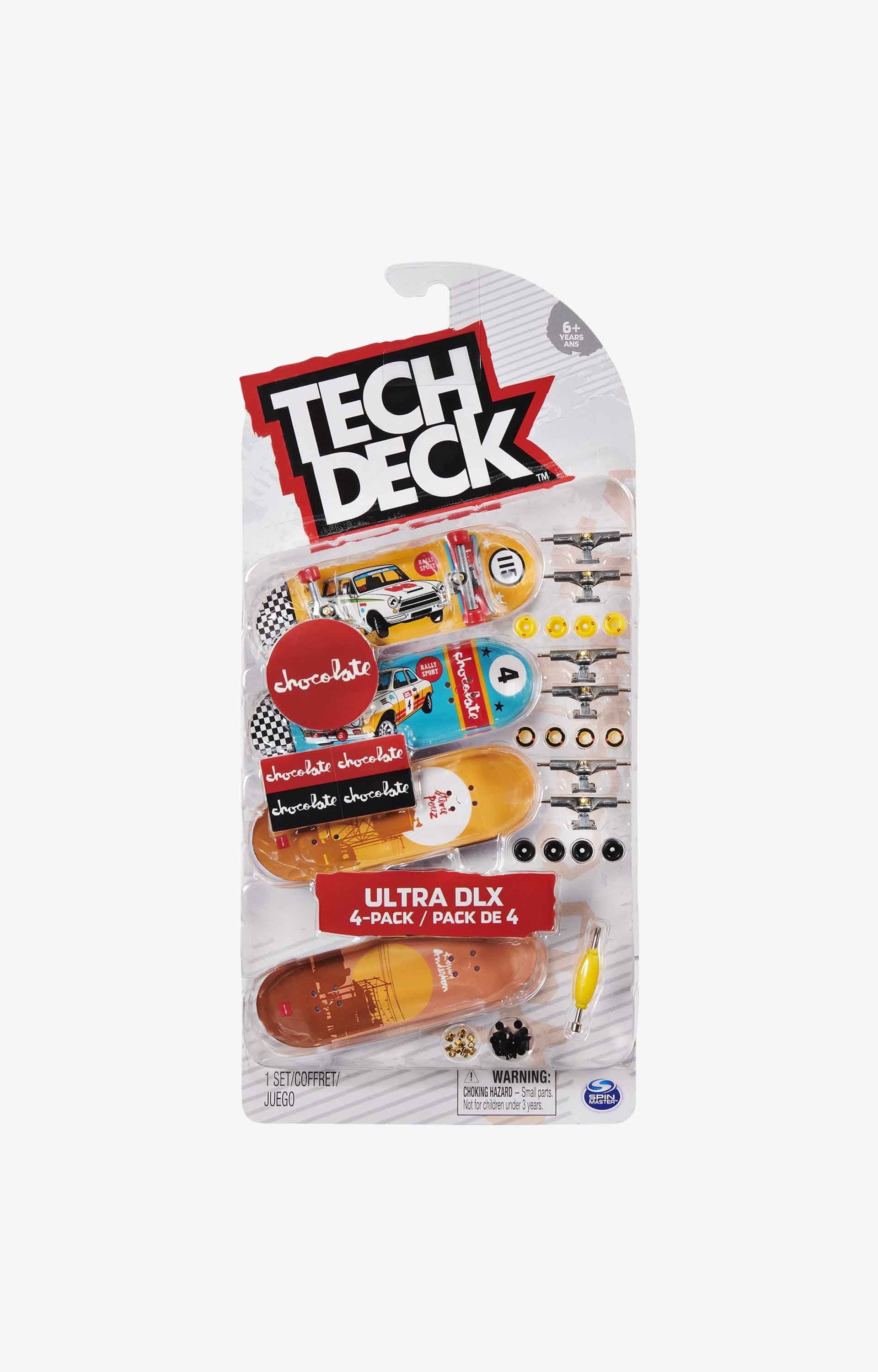 Tech Deck Ultra Deluxe 4 Pack Assorted, Random