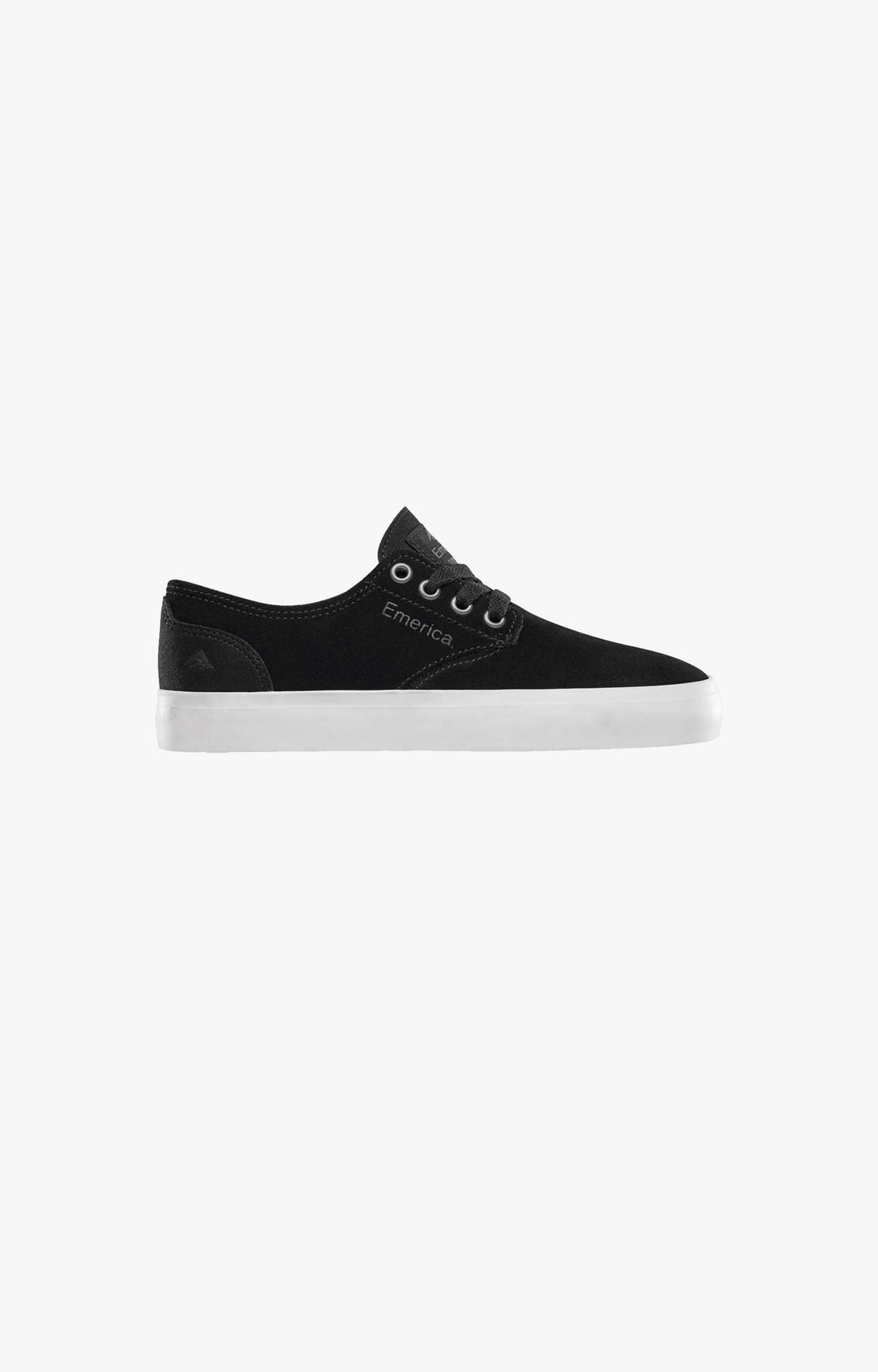 Emerica Romero Laced Youth Shoe, Black/Black/White