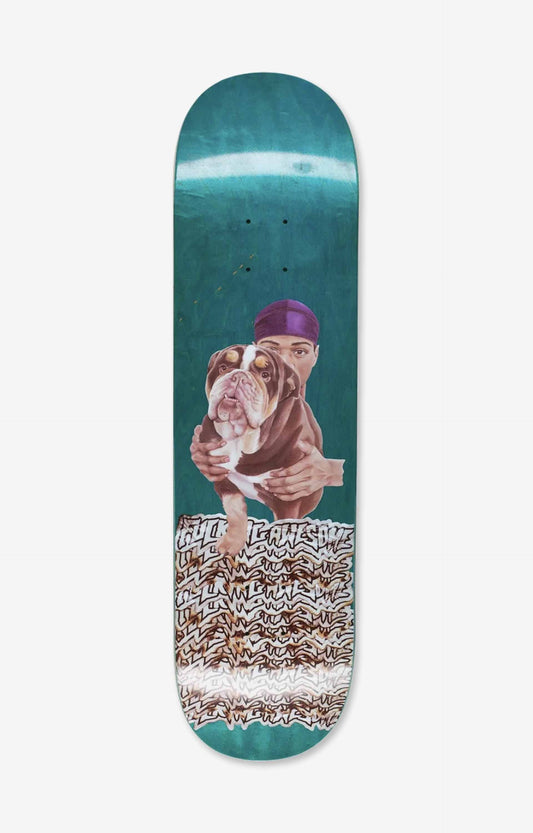 Fucking Awesome TJ Snickers Skateboard Deck, Teal