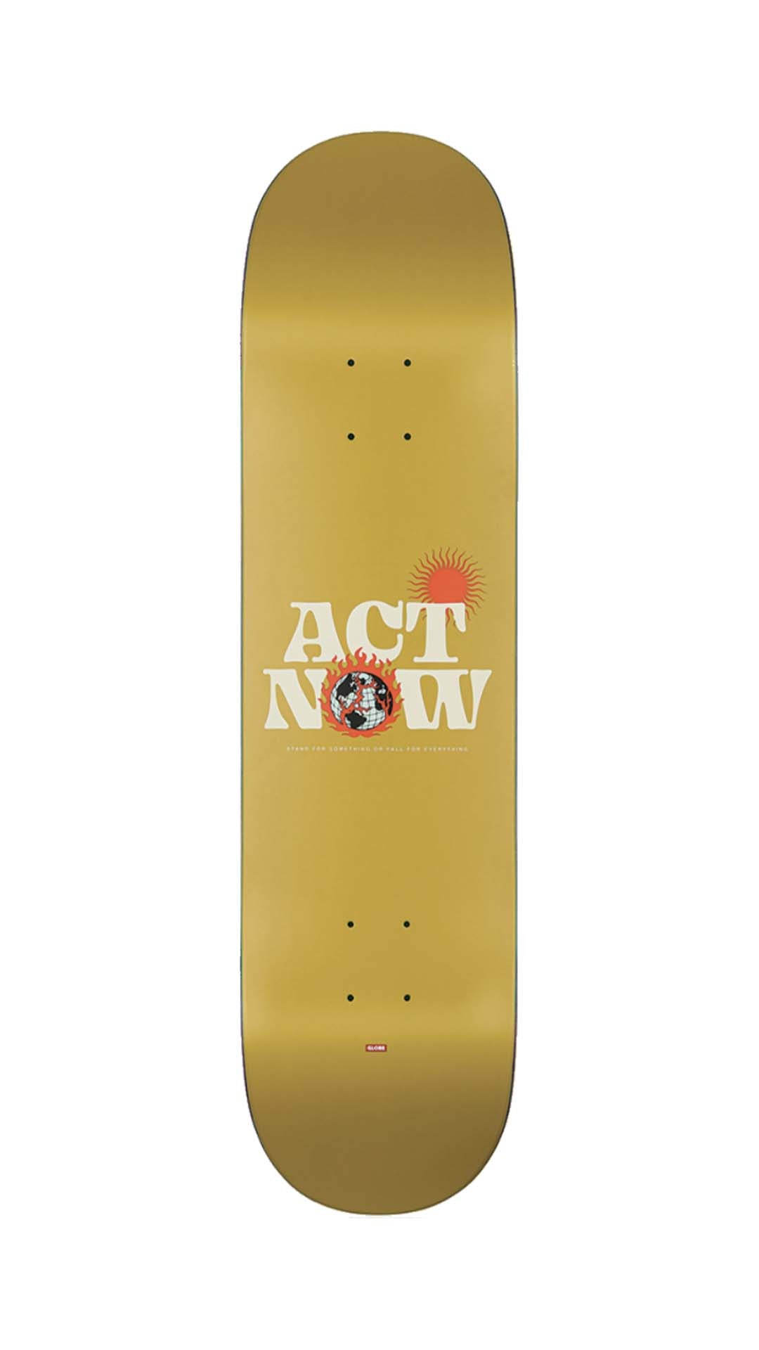 Globe G1 Act Now Skateboard Deck, 8.0"