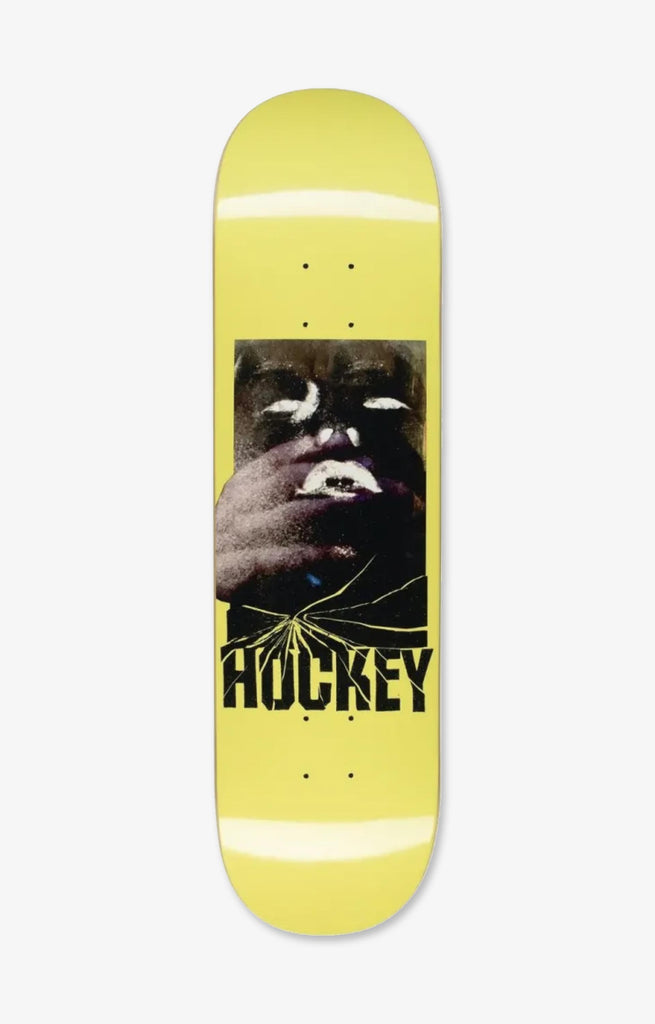 Hockey Mack Yellow Skateboard Deck, 8.25"