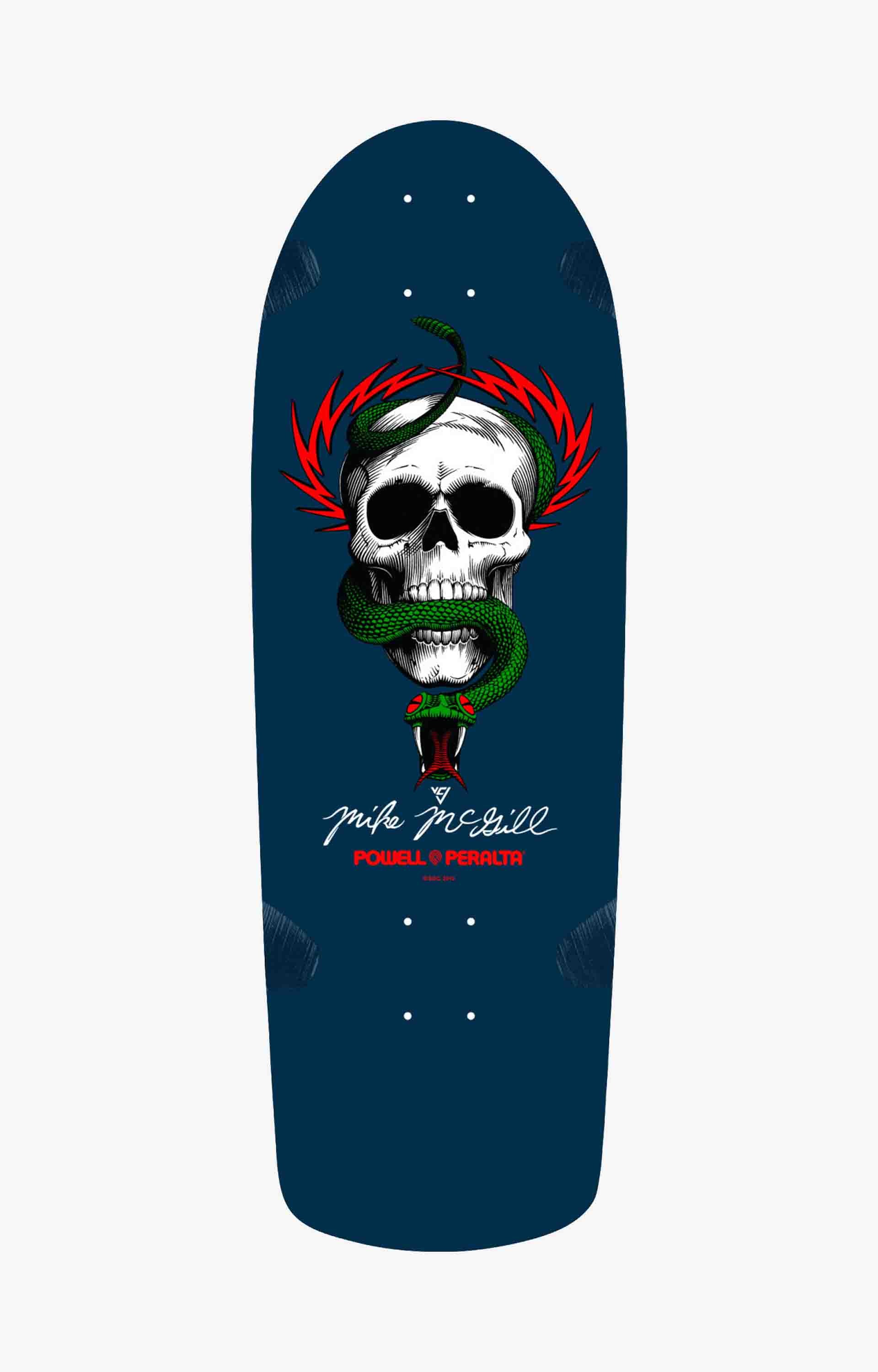 Powell Peralta Deck Re-Issue McGill OG Navy Skateboard Deck, 10”