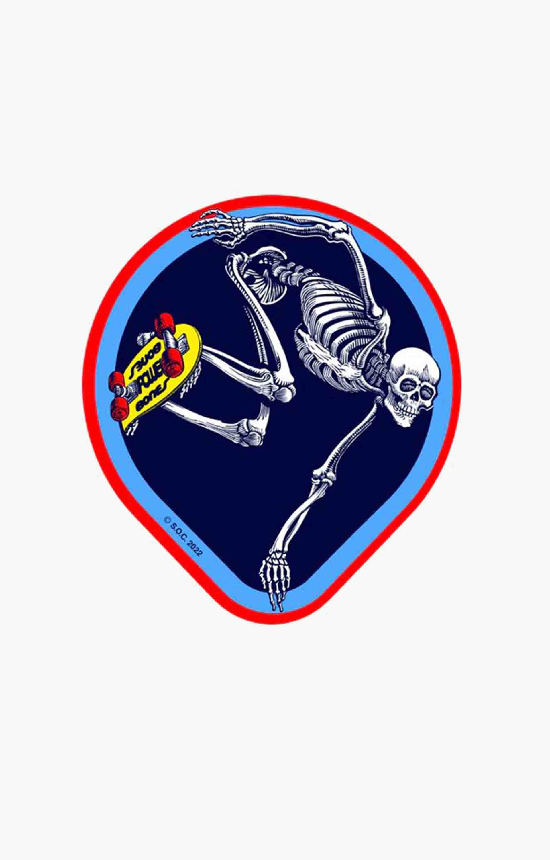 Powell Peralta OG Skate Skeleton Sticker