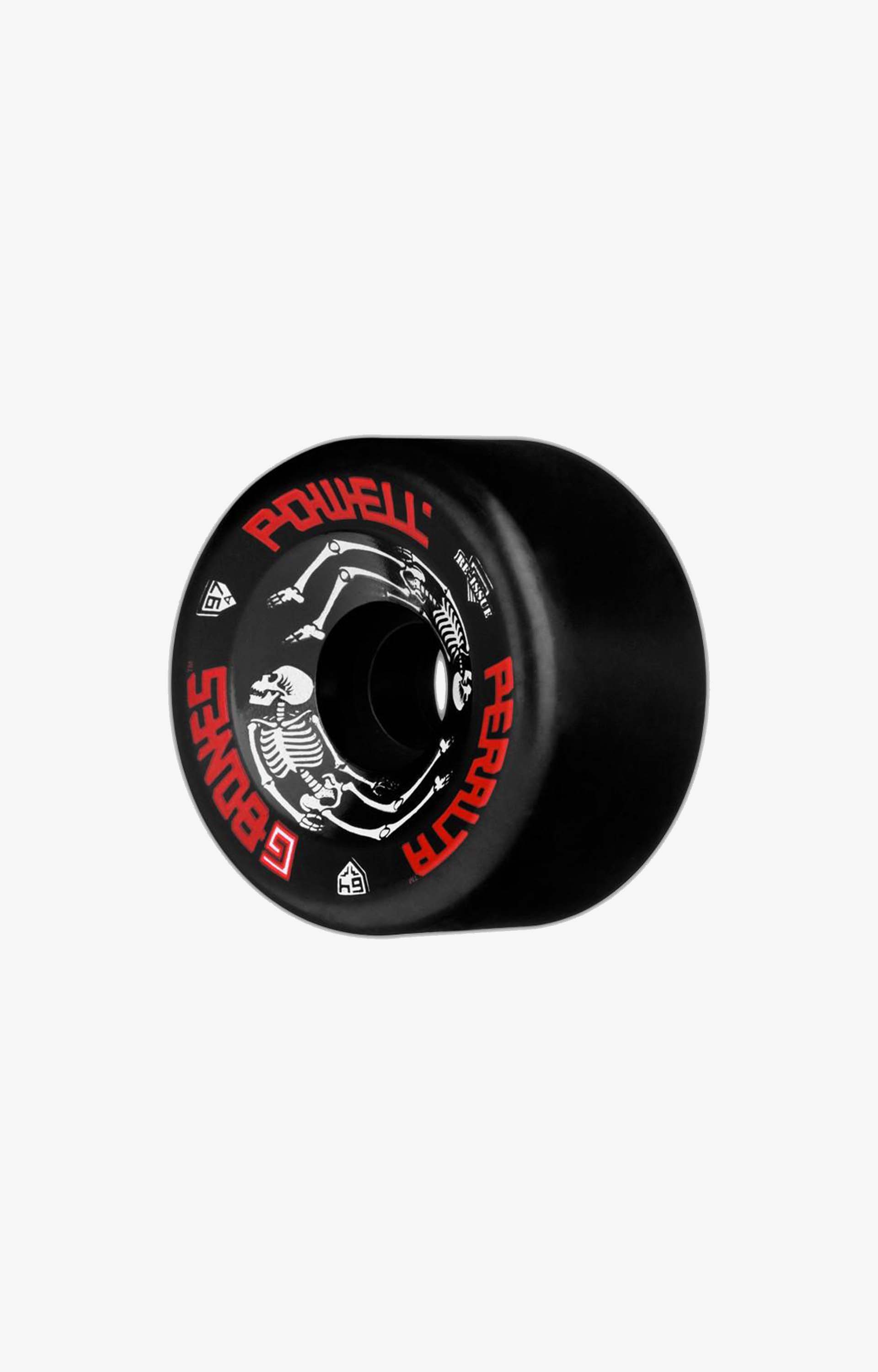 Powell Peralta G Bones 97A 64mm Skateboard Wheels, Black