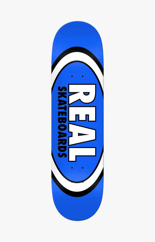 Real Team Classic Oval Skateboard Deck, 8.5"
