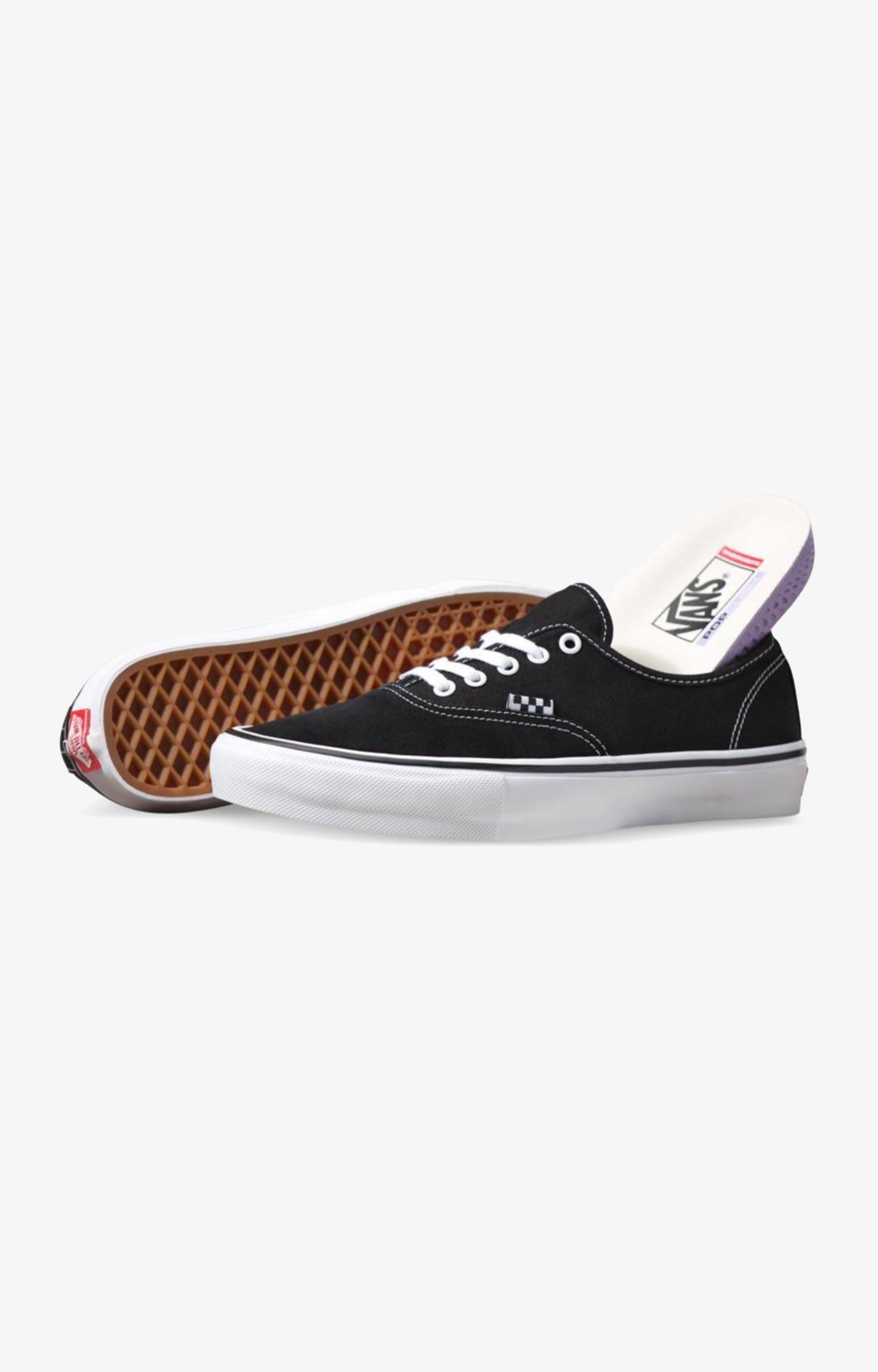 Vans Skate Authentic Shoe, Black/White